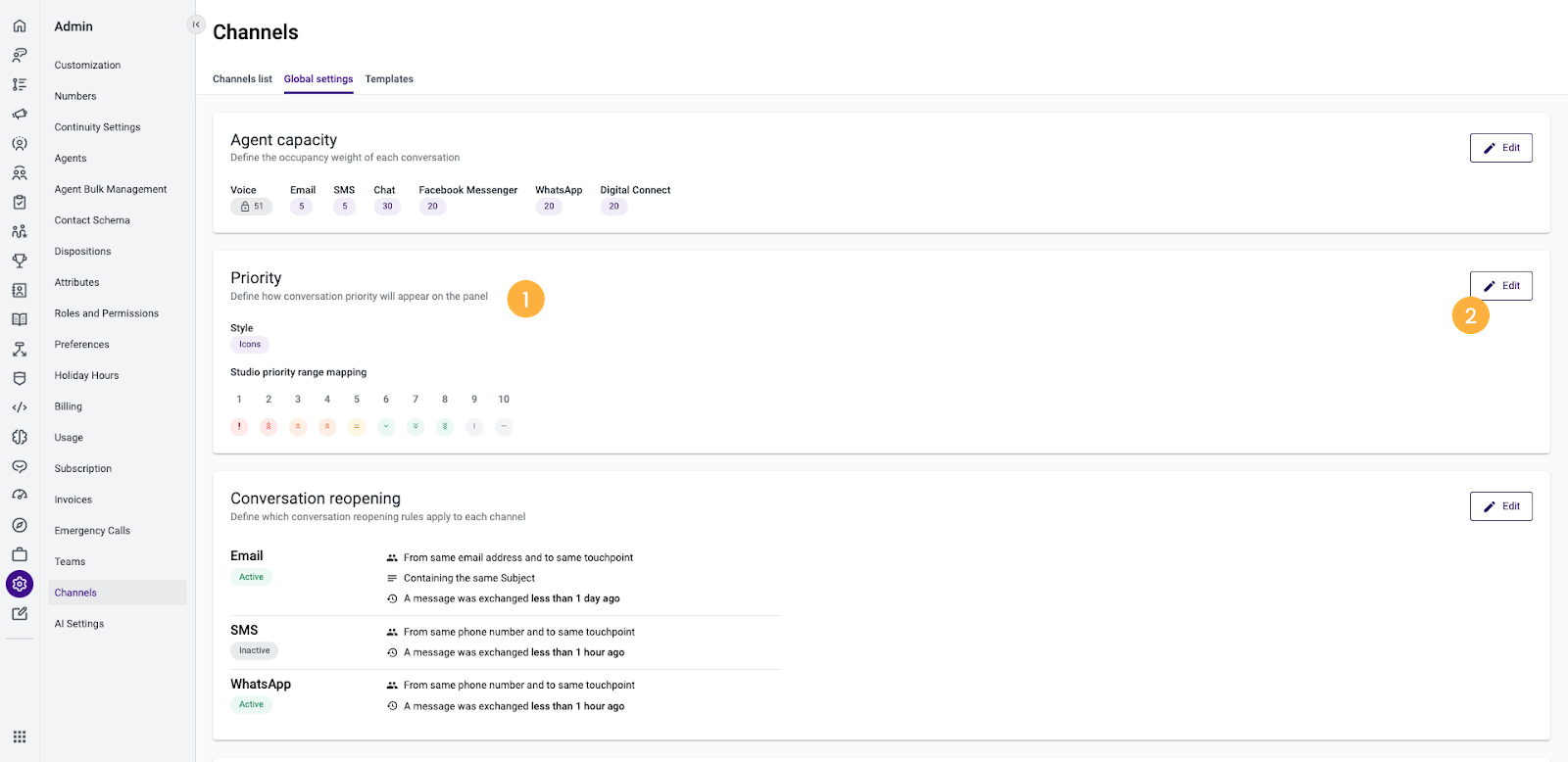 Talkdesk Digital Engagement: Cross-Channel Features for Administrators –  Knowledge Base