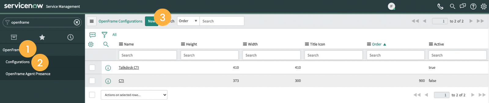 ServiceNow Integration Activation – Knowledge Base