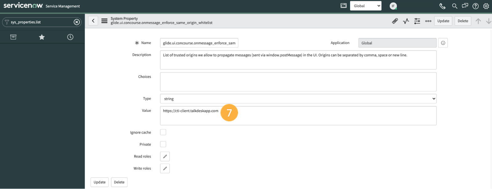 ServiceNow Integration Activation – Knowledge Base