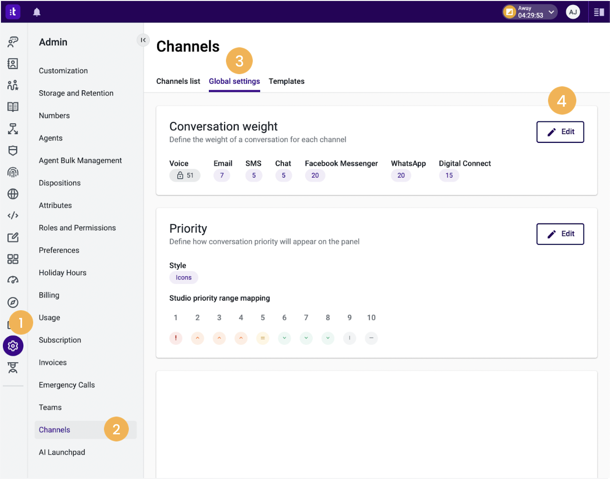 Talkdesk Digital Engagement: Cross-Channel Features for Administrators –  Knowledge Base