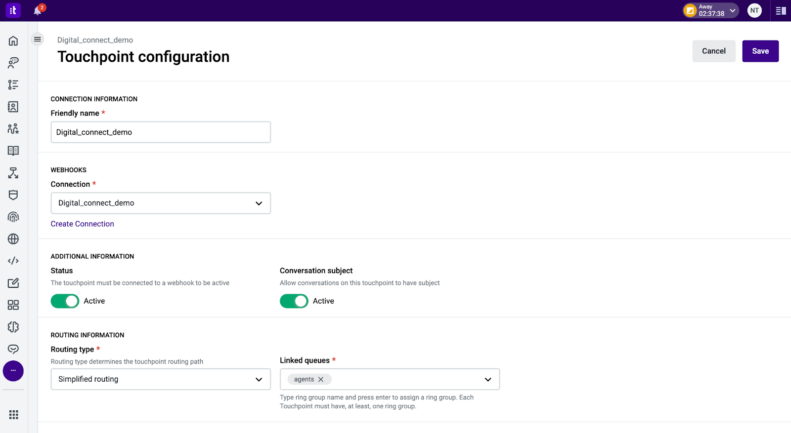 Release Notes | Talkdesk Digital Engagement – Knowledge Base