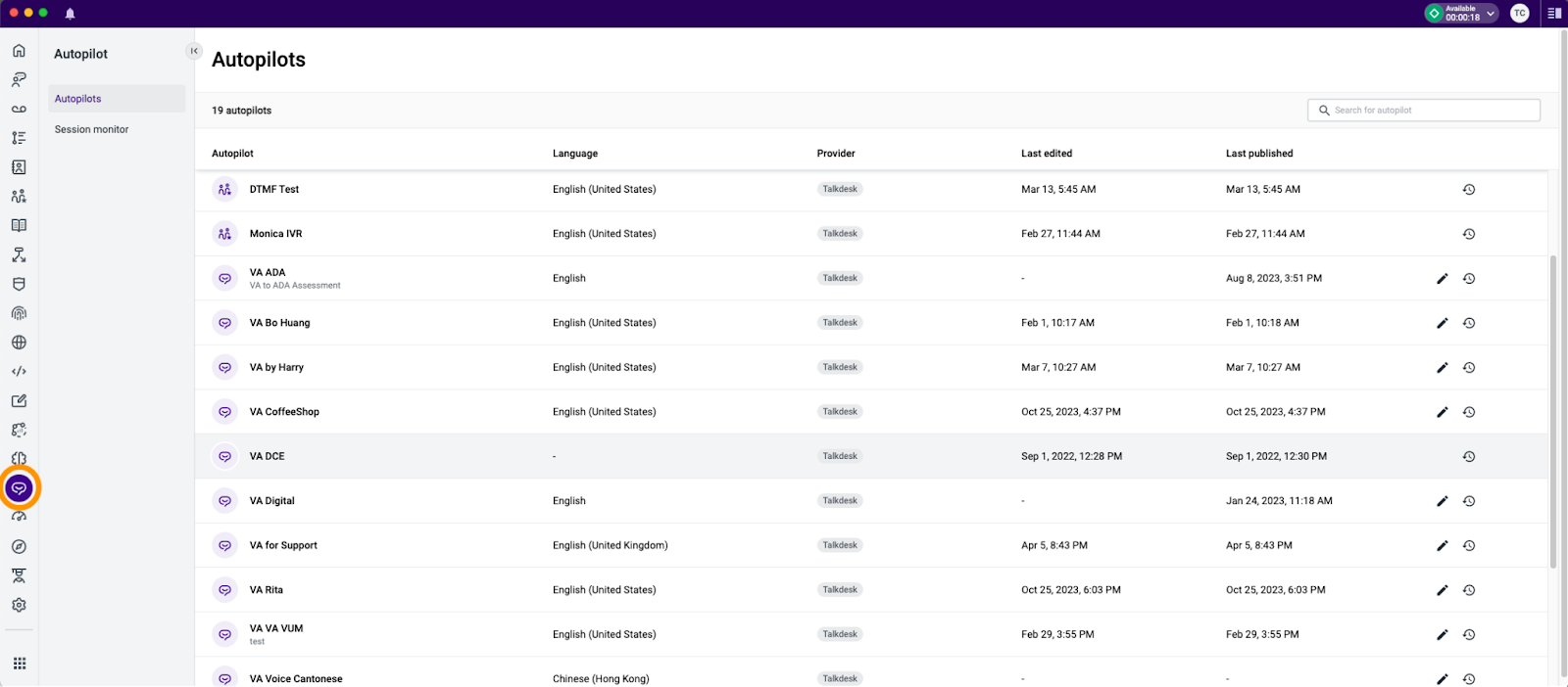 Release Notes Talkdesk Autopilot Knowledge Base