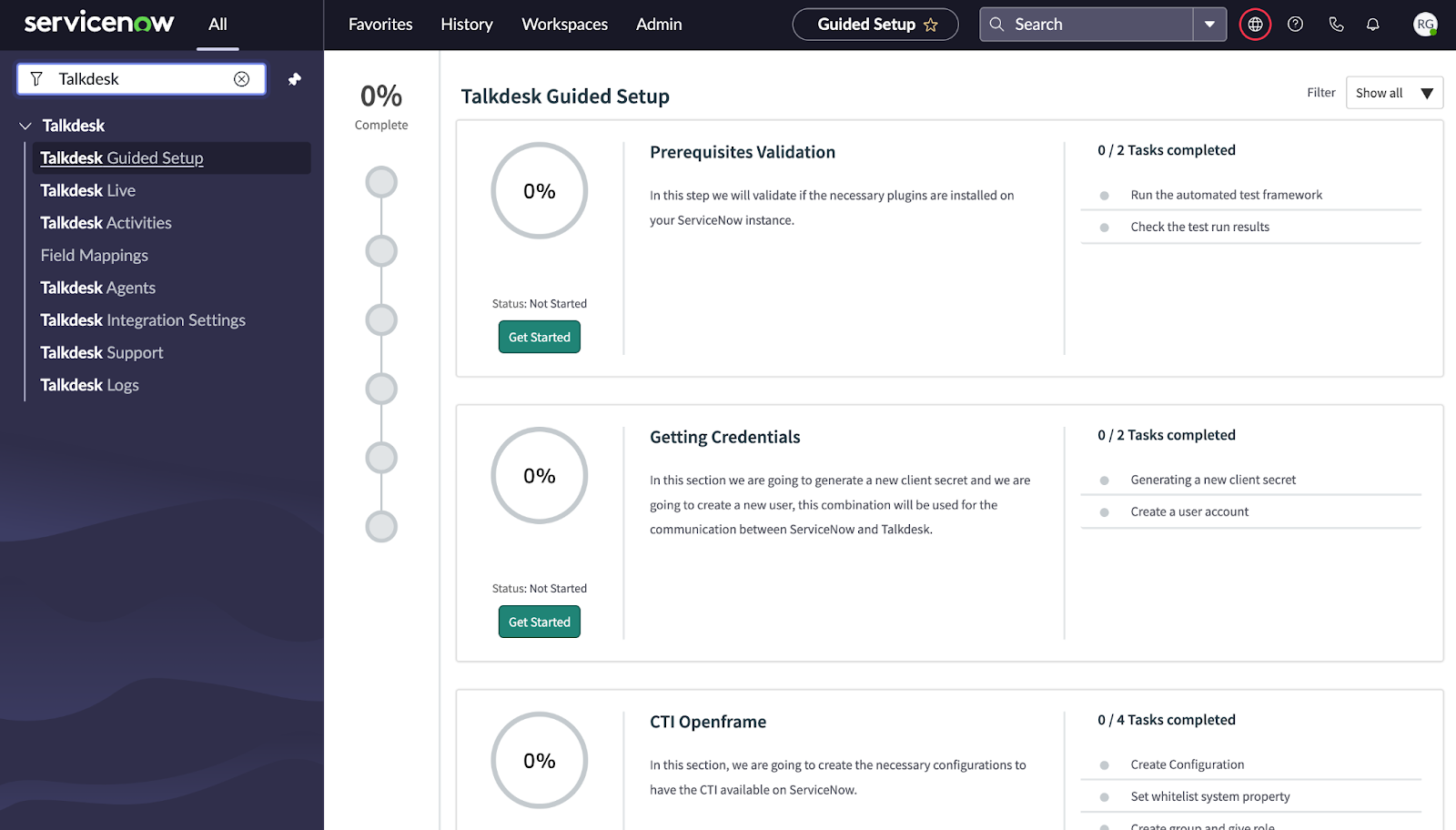 Activación de la Integración con ServiceNow – Knowledge Base