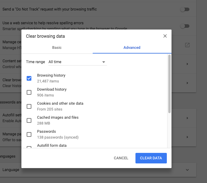 Clearing Google Chrome Cache And Hosted App Data Talkdesk Support