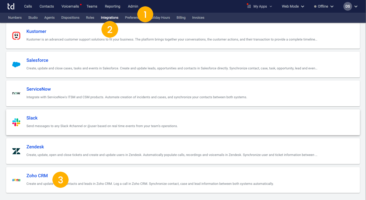 Automating tasks in your Zoho Integration – Knowledge