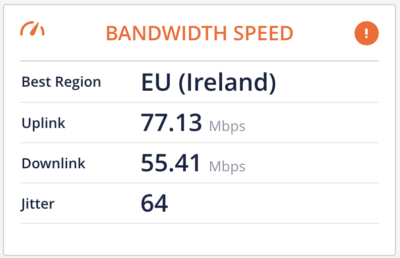 Interpretar los resultados del Network Quality Test Knowledge Base
