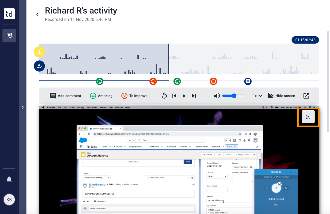 Talkdesk Screen Recording - Talkdesk Support