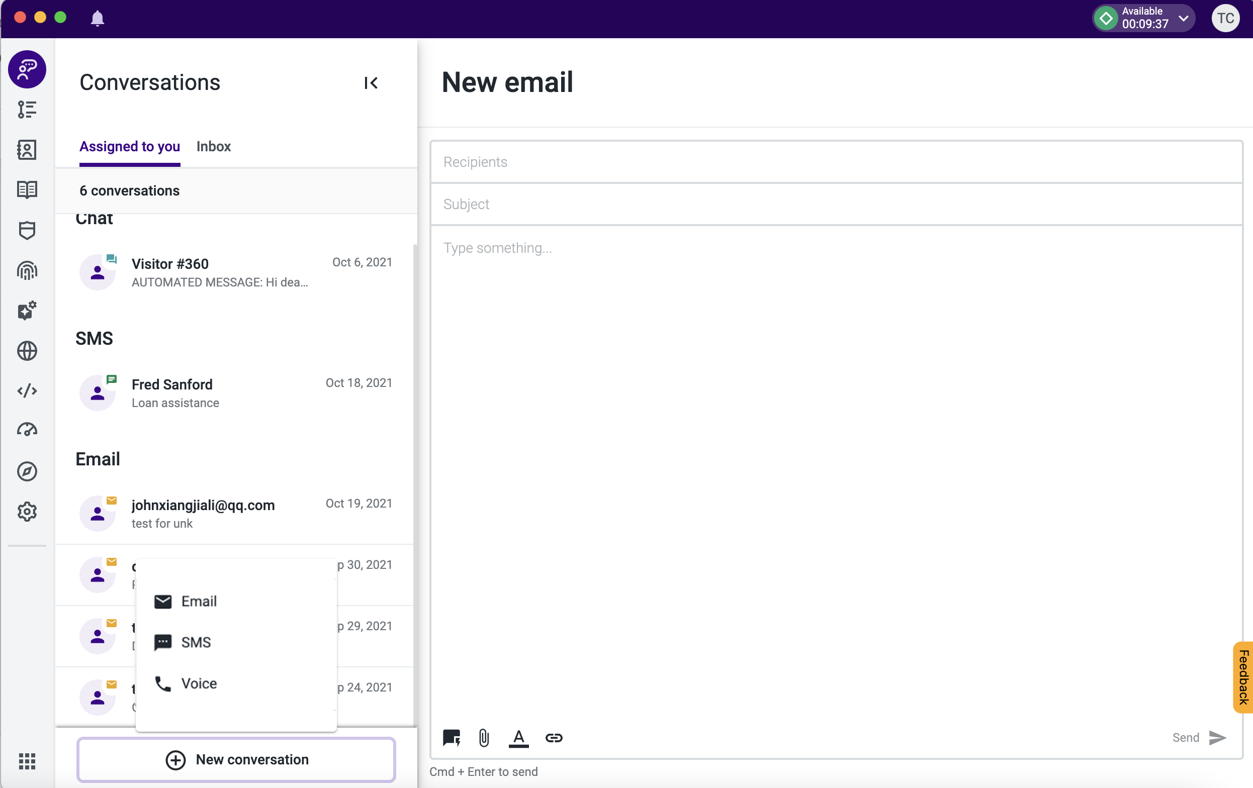 Talkdesk Digital Engagement: Cross-Channel Features for Administrators –  Knowledge Base